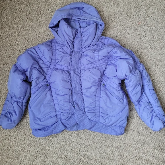 Free People Shirr Enough Backpack Puffer Jacket - Picture 5 of 10